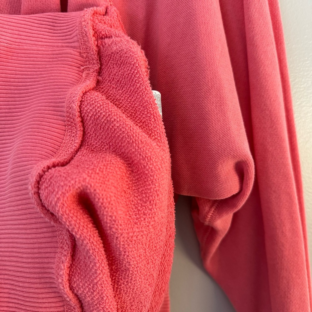 Aerie Coral Pink Sweatshirt Size Small - Picture 4 of 4